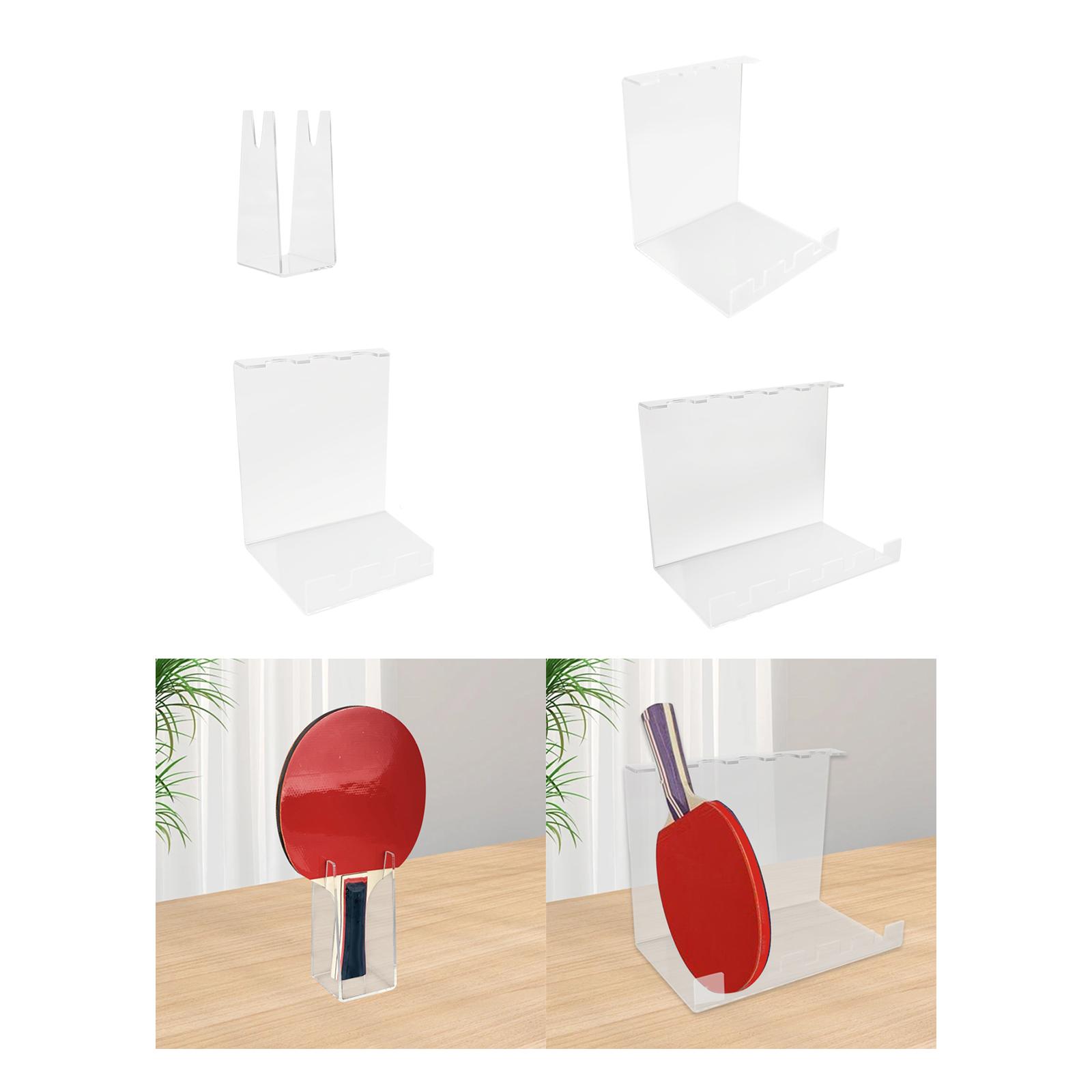 Table Tennis Dimension - Raket Tenis Meja Display Stand Akrilik