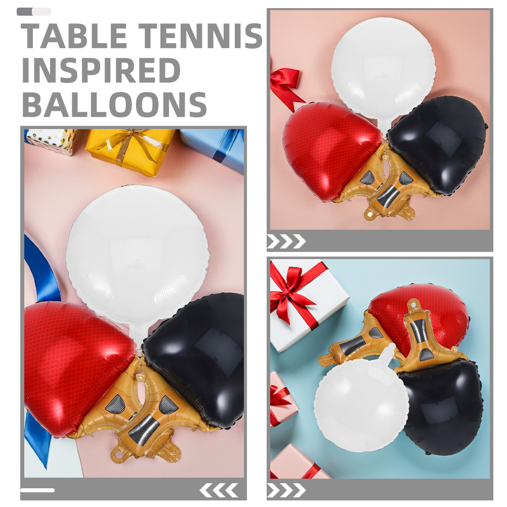9pcs Dekorasi Meja Tema Olahra - Table Tennis Balls ulasan dan harga