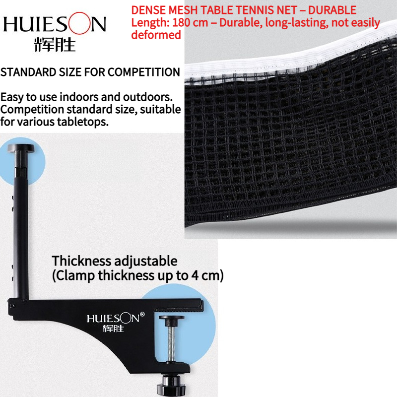 HUIESON Set Jaring & Rangka Te - Table Tennis Dimension ulasan dan harga