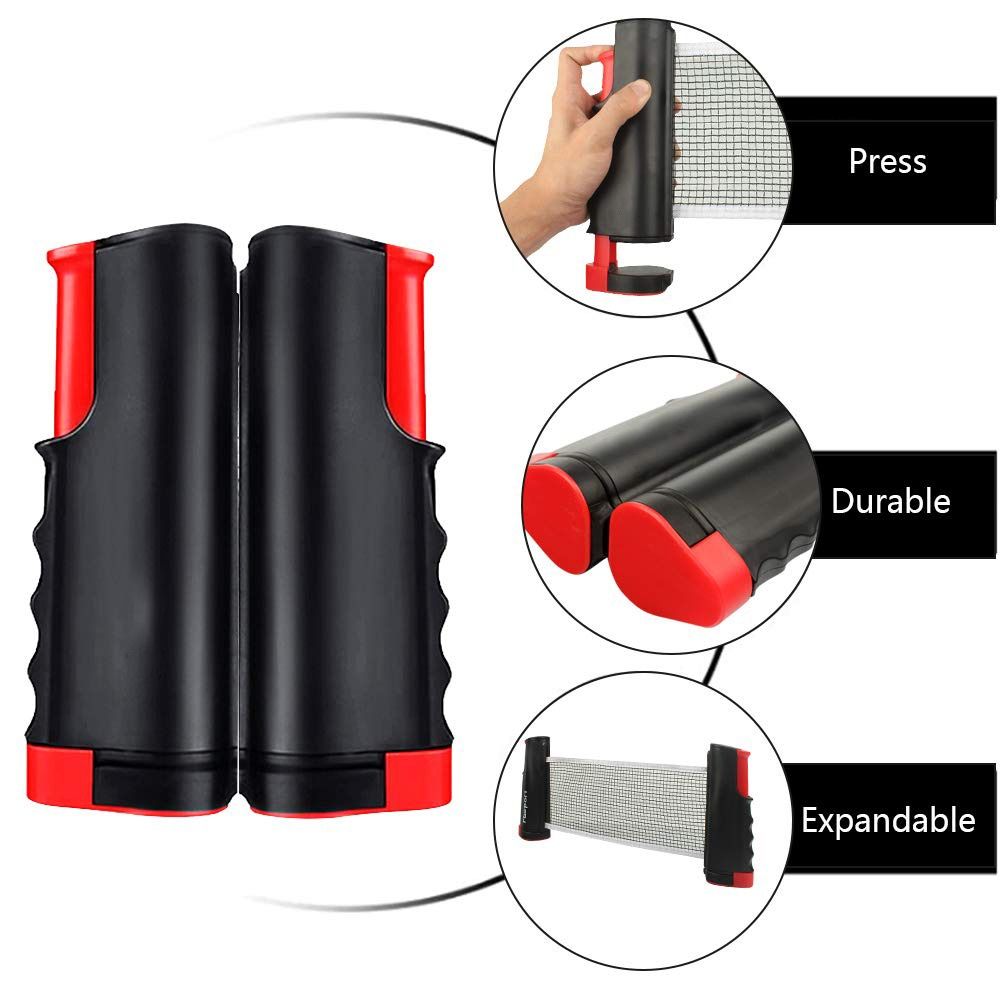 Set Jaring Ping Pong Retractab - Table Tennis Dimension ulasan dan harga