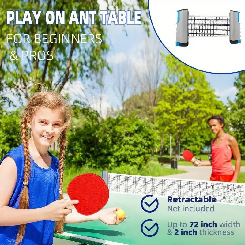 Jaring Tenis Meja Portabel, Ja - Table Tennis Dimension ulasan dan harga