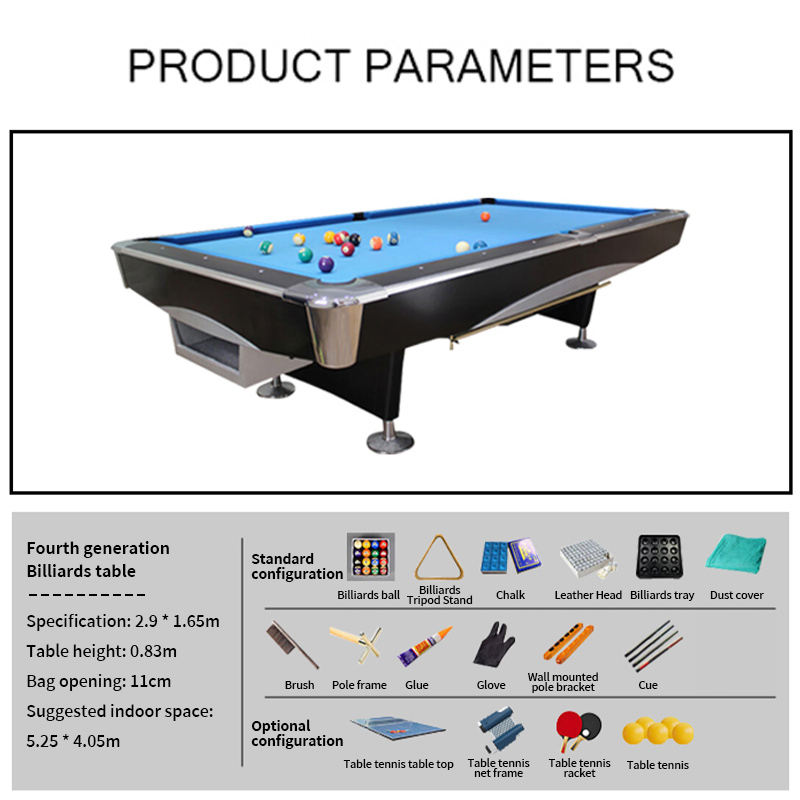 Meja Biliar Modern 9 Kaki Stok - Table Tennis Balls ulasan dan harga