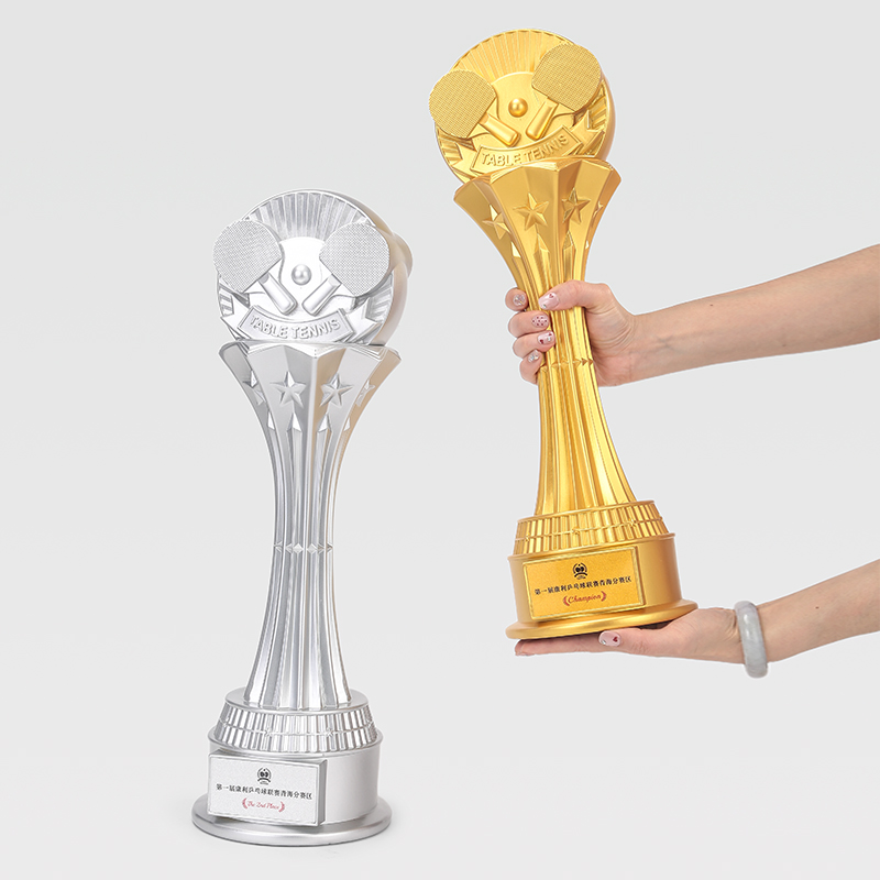 Trofi Resin Tenis Meja 49CM ya - Table Tennis Usa Team ulasan dan harga