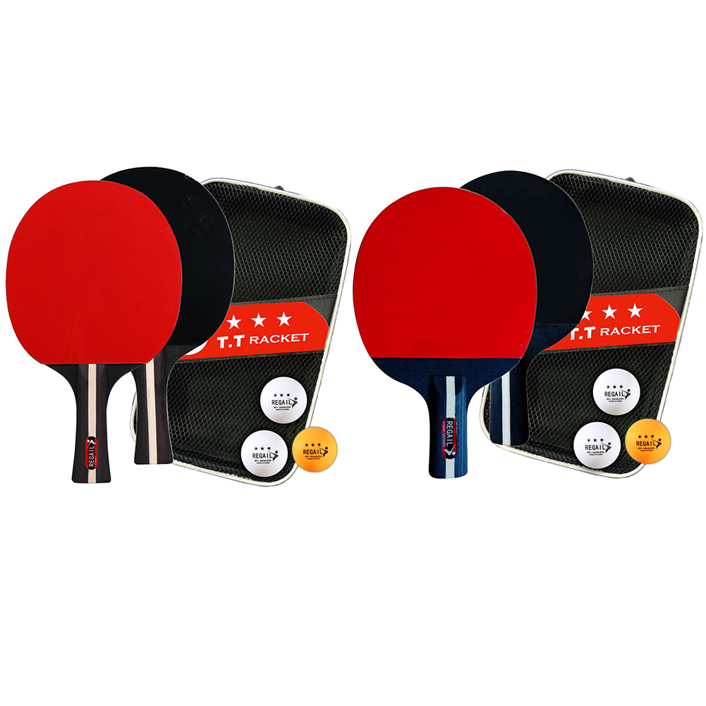 Raket Ping Pong 2 Raket & 3 Bo - Table Tennis Training China ulasan dan harga