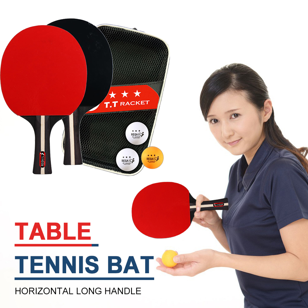 Raket Ping Pong 2 Raket & 3 Bo - Table Tennis Training China ulasan dan harga