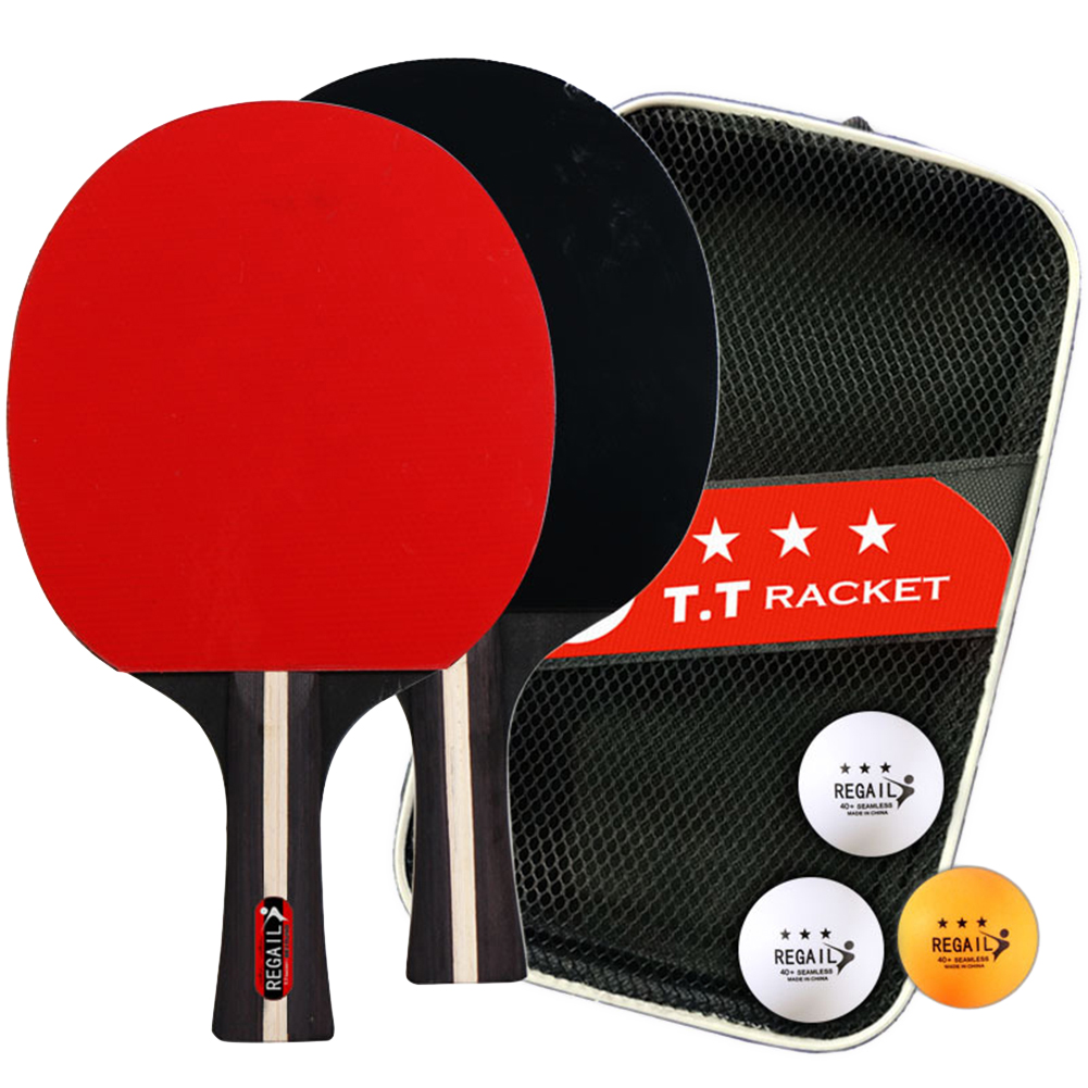 Raket Ping Pong 2 Raket & 3 Bo - Table Tennis Training China ulasan dan harga