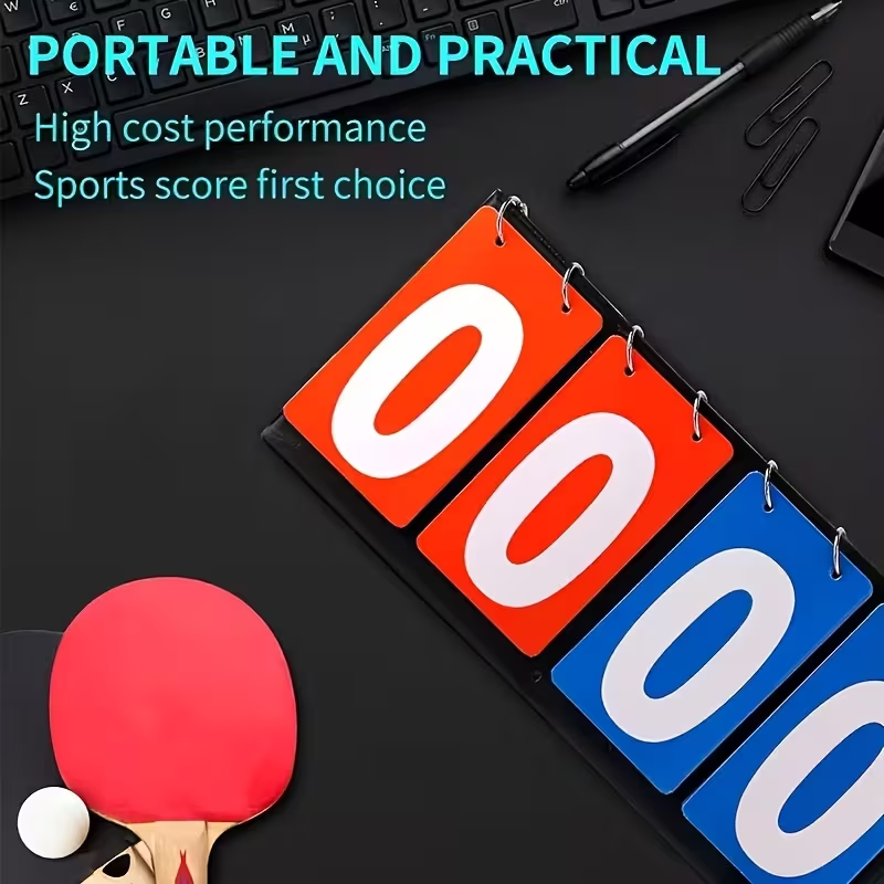 Papan Skor Lipat 4 Digit Porta - Table Tennis Dimension ulasan dan harga