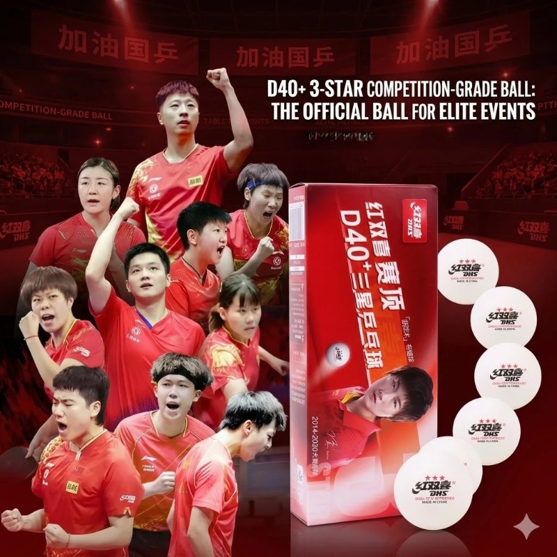 Bola Tenis Meja DHS Seamed D40 - Table Tennis Video Game ulasan dan harga