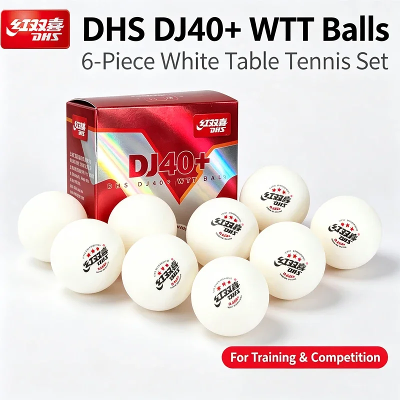 6 Pcs/Box Bola Tenis Meja DHS  - Table Tennis Balls ulasan dan harga