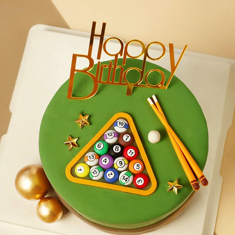 Dekorasi Kue Bola Biliar Kue P - Table Tennis Balls ulasan dan harga