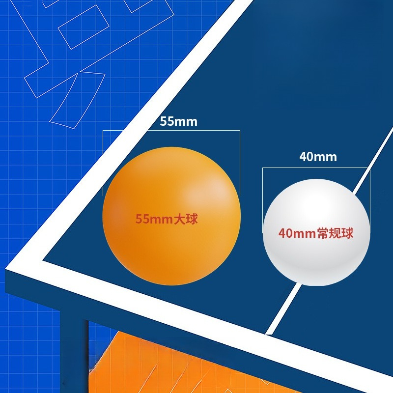 Bola Tenis Meja Besar 55Mm unt - Table Tennis Olympics ulasan dan harga
